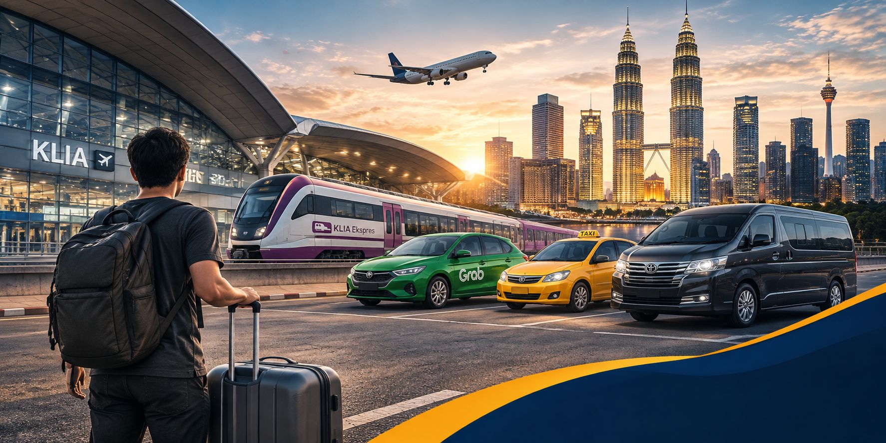 How to get from KLIA to Kuala Lumpur by train, Grab, taxi or private transfer