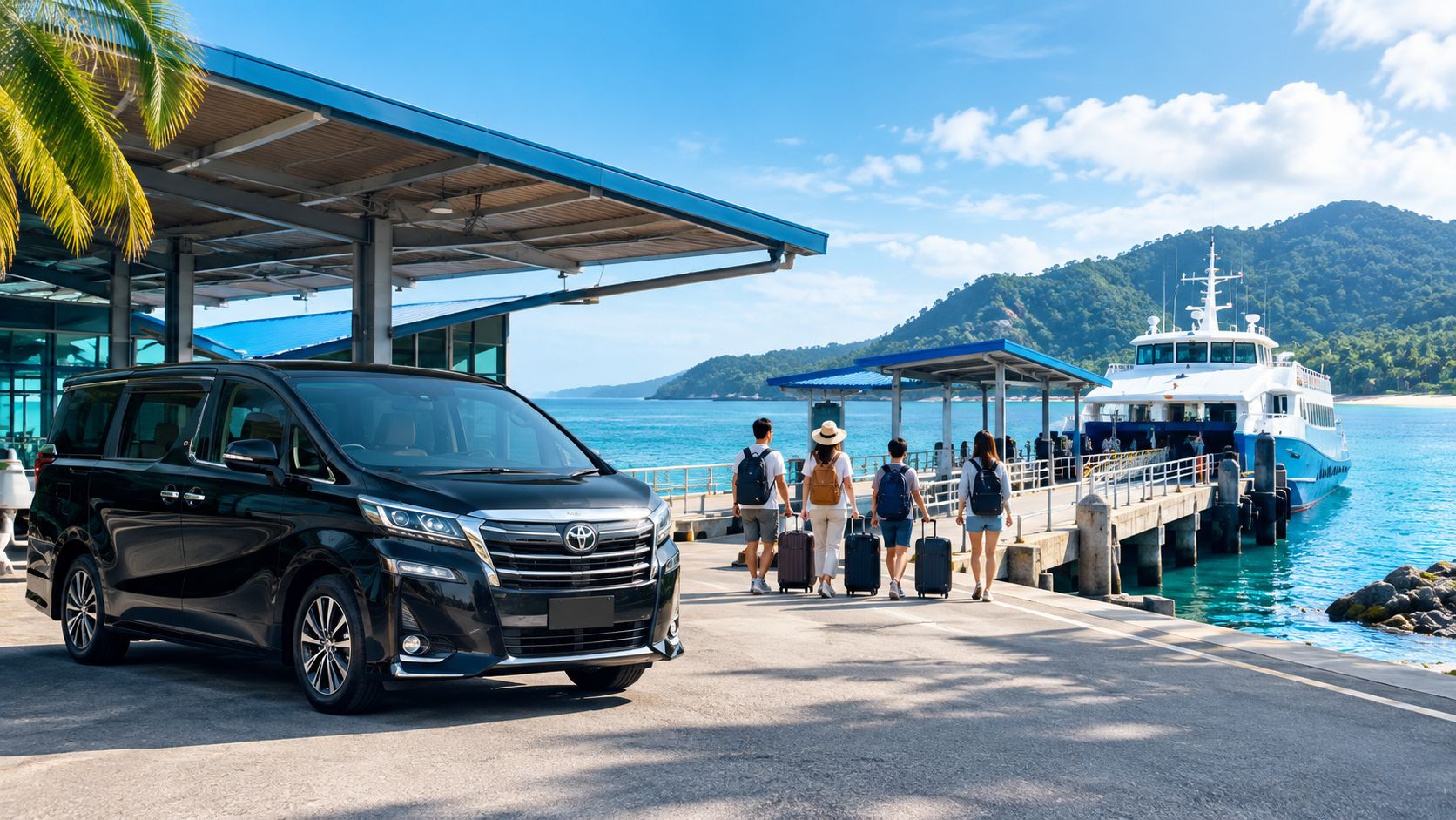 Private transfer from Kuala Lumpur to Mersing Jetty for Tioman Island