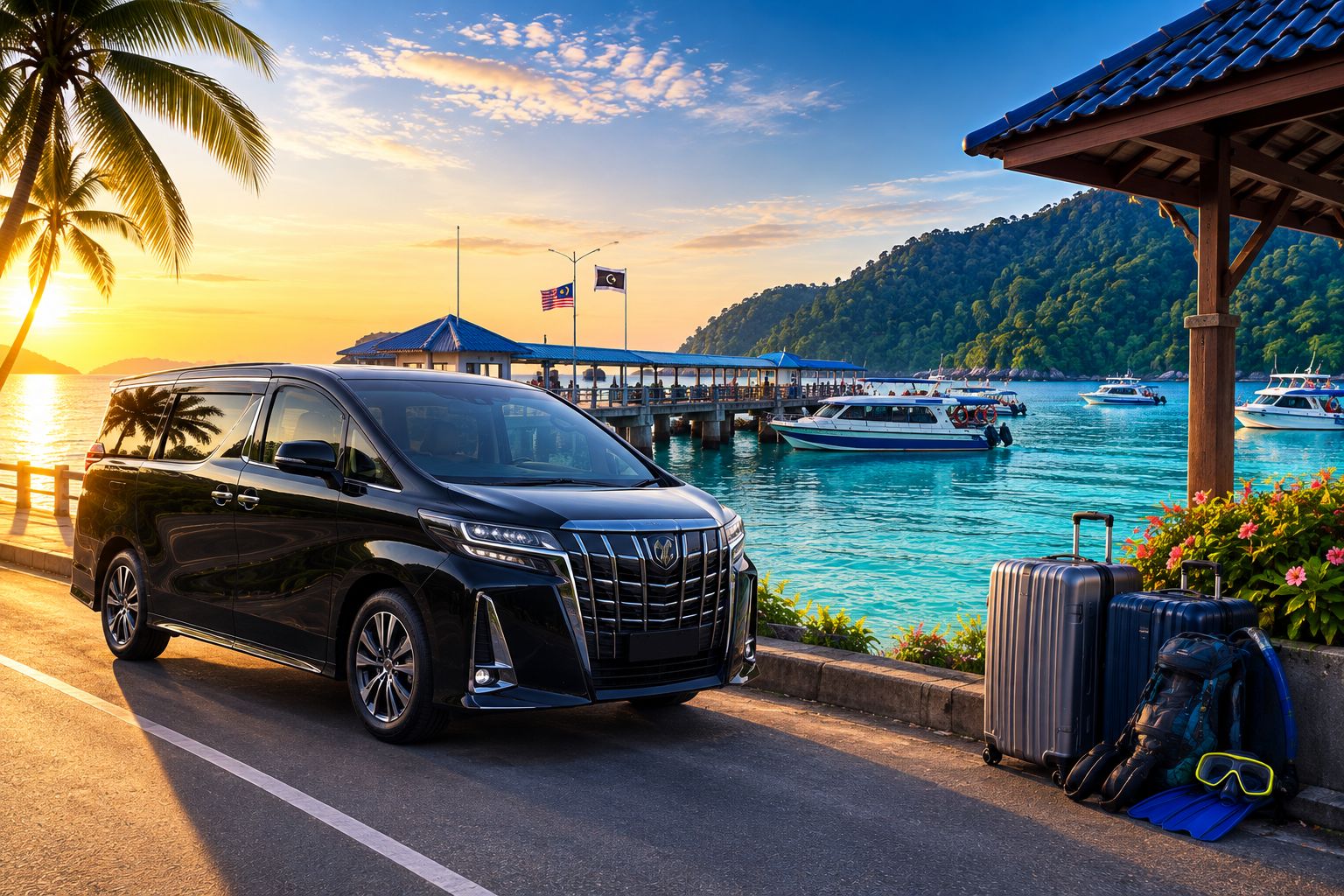 Private transfer from Kuala Lumpur to Kuala Besut Jetty for the Perhentian Islands